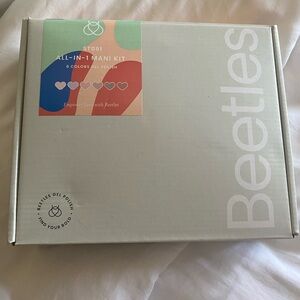 Beetles all in one gel mani kit, opened but never used